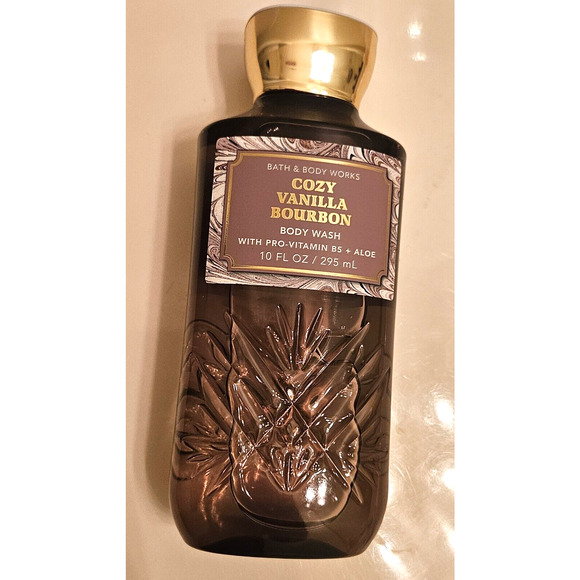 Bath & Body Works Cozy Vanilla Bourbon Body Wash 10 oz - Picture 2 of 3